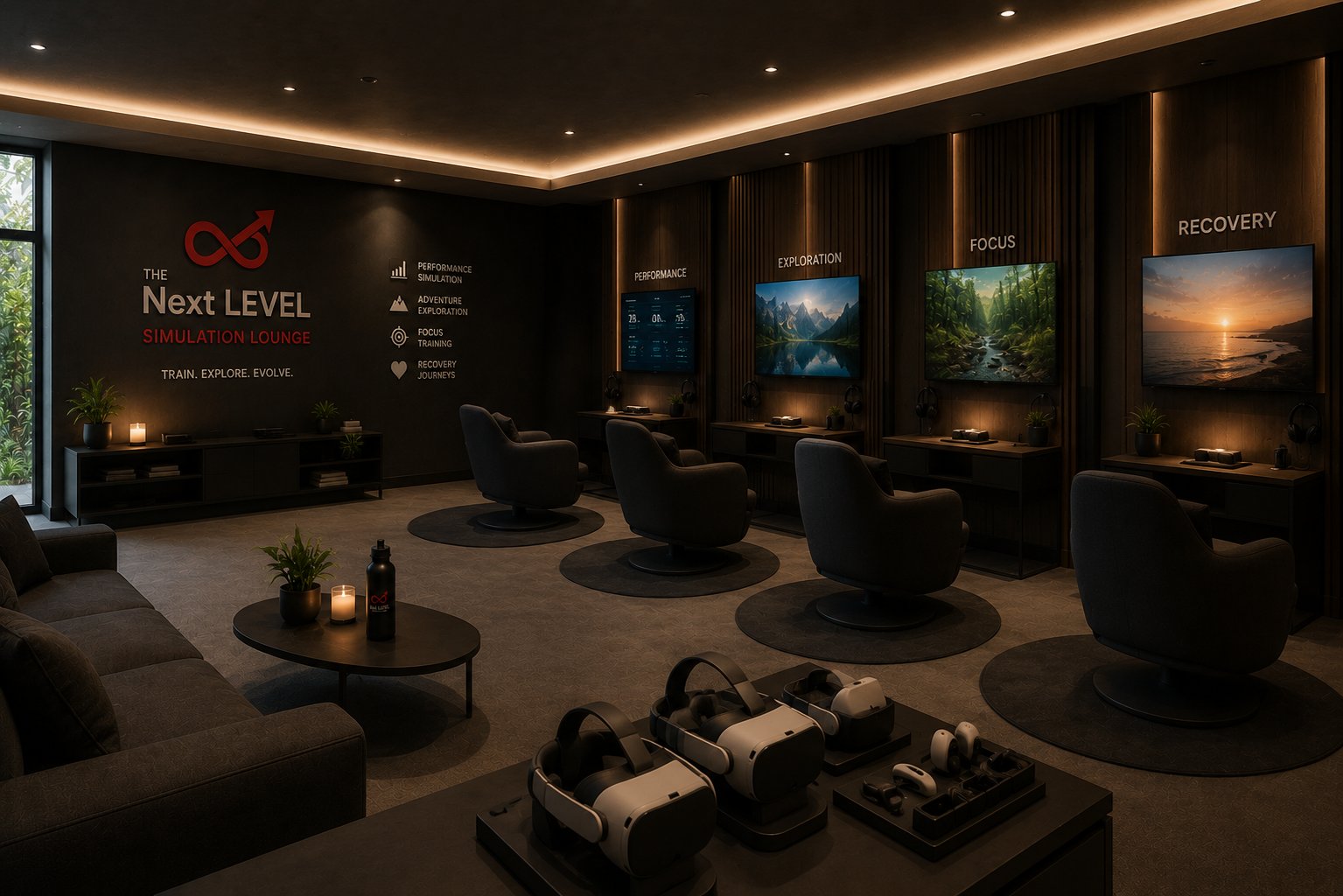 Módulos de realidad virtual — Simulation Lounge, Campus Querétaro